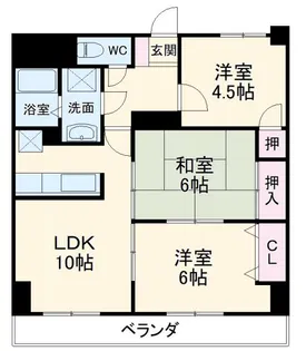 グラン・クリュ【4階】の間取り