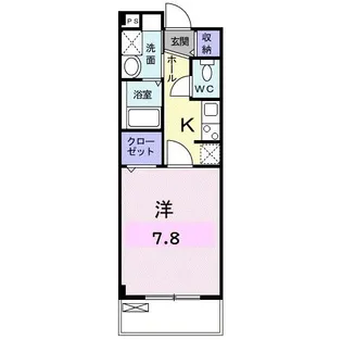 コーラル ガーデン【1階】の間取り