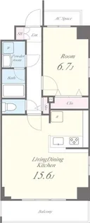 パトリス小豆沢【5階】の間取り