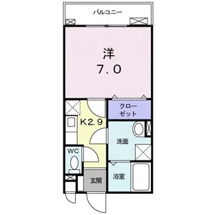 ベル ミーユ【5階】の間取り