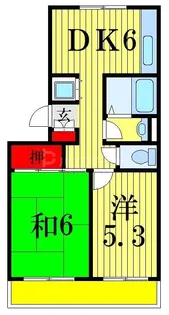 ルミナス・ヤマザキ【2階】の間取り