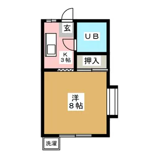 倭グリーンハイツ【1階】の間取り