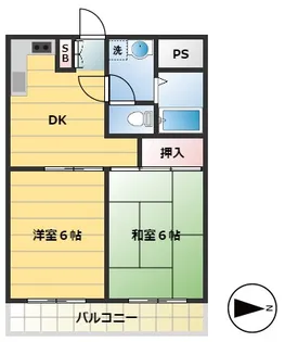 ベイサイドテラス【3階】の間取り