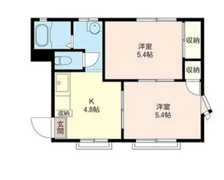 ジュネスさがみはら【2階】の間取り