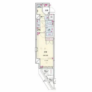 シンシア早稲田【8階】の間取り
