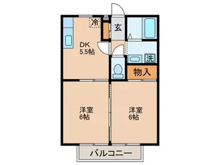 アステリア A【2階】の間取り