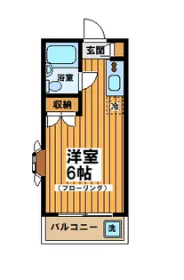ハウス山口【2階】の間取り