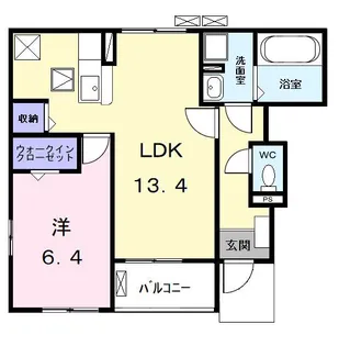 フォルトゥーナIV【1階】の間取り