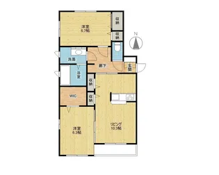 シャーメゾン・パストラル【3階】の間取り