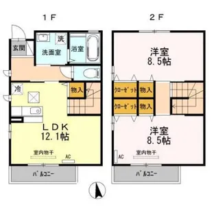 サクラテラスの間取り