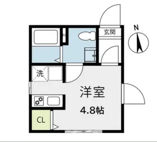 Seasons Residence四谷三丁目【4階】の間取り