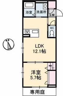 フェデリオ曙【1階】の間取り