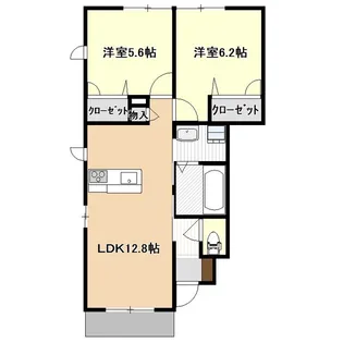 レジデンス・コート シャーメゾン【1階】の間取り