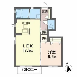 シャッフレIII【1階】の間取り