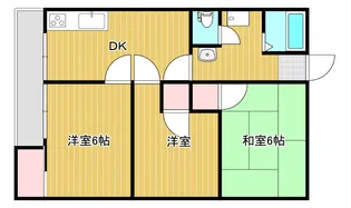 ヴィラグレイス A【3階】の間取り