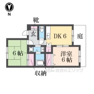 サンモールパート2【1階】の間取り