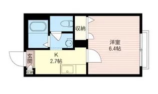 メルベーユII【1階】の間取り