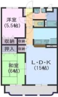 ピュアハウス樹【2階】の間取り