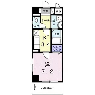 アークヒルズII【6階】の間取り