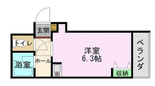 ベルトピア金沢ゼフィール【4階】の間取り