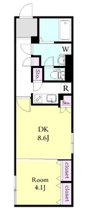 CASA F【3階】の間取り