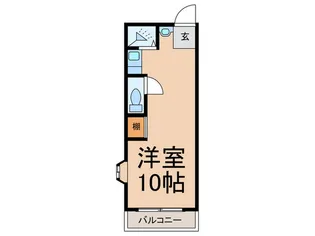 ミドリハイツ2【2階】の間取り