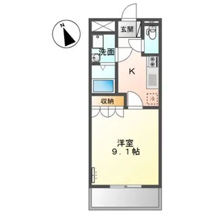 アドバンス・エム【2階】の間取り