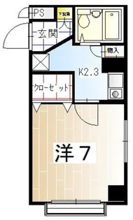 セレス南台【3階】の間取り