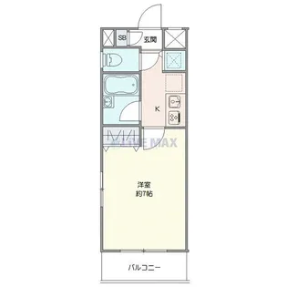 プレール・ドゥーク西新宿【5階】の間取り
