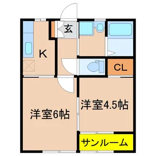 RON I【2階】の間取り