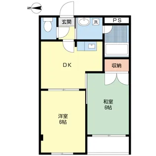 篠崎スカイパレス【7階】の間取り