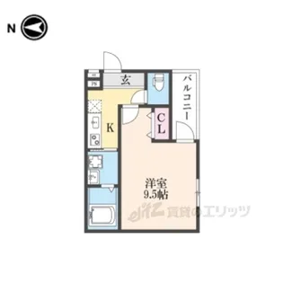 フジパレス武庫川駅北【3階】の間取り