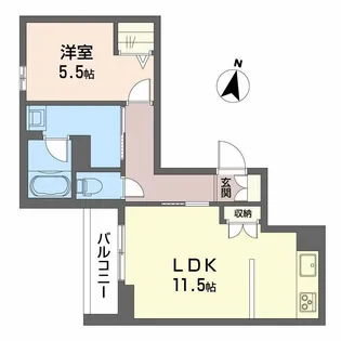 エトリヴィエール【3階】の間取り