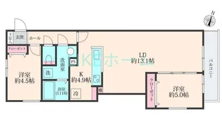 ミリアビタ習志野駅前【3階】の間取り