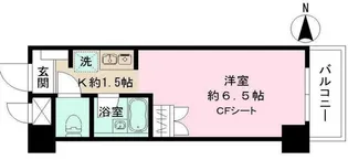 キャンパスコートTK【5階】の間取り