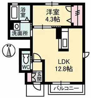 ロバスト【1階】の間取り