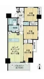 セルアージュ小田原銀座通り【5階】の間取り