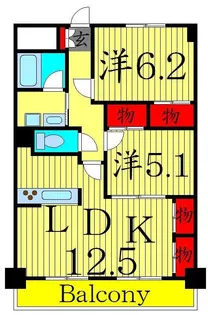 フォーレスト北綾瀬I【6階】の間取り