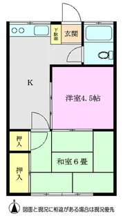 渋谷ハイツ【1階】の間取り
