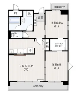 アネックスアベニュー【3階】の間取り