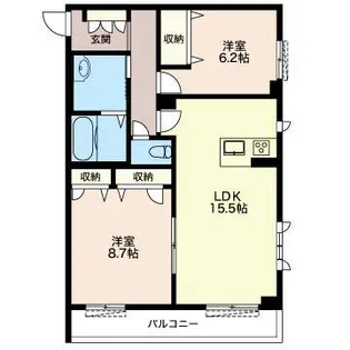 シャインホープ【3階】の間取り