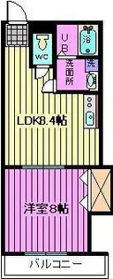 ゴッドマンション【1階】の間取り