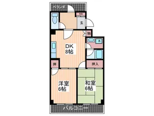KENT HOUSE【2階】の間取り