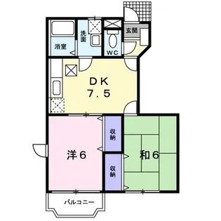 カーサマリーI【1階】の間取り