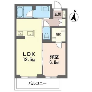 ル・リヤン【3階】の間取り