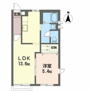 バリュージュ桜屋敷【2階】の間取り