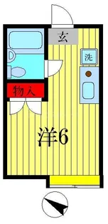 クレスト青戸【1階】の間取り