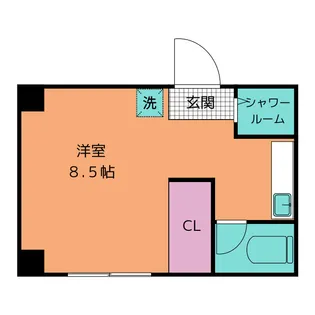 フラワーセンター管理棟ビル【2階】の間取り