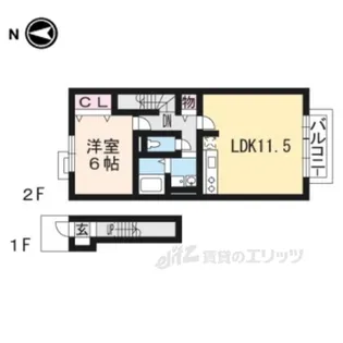 サクラハウス【2階】の間取り