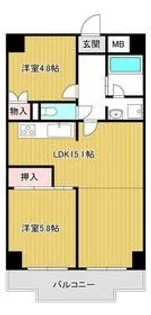 ポレール石神井【10階】の間取り